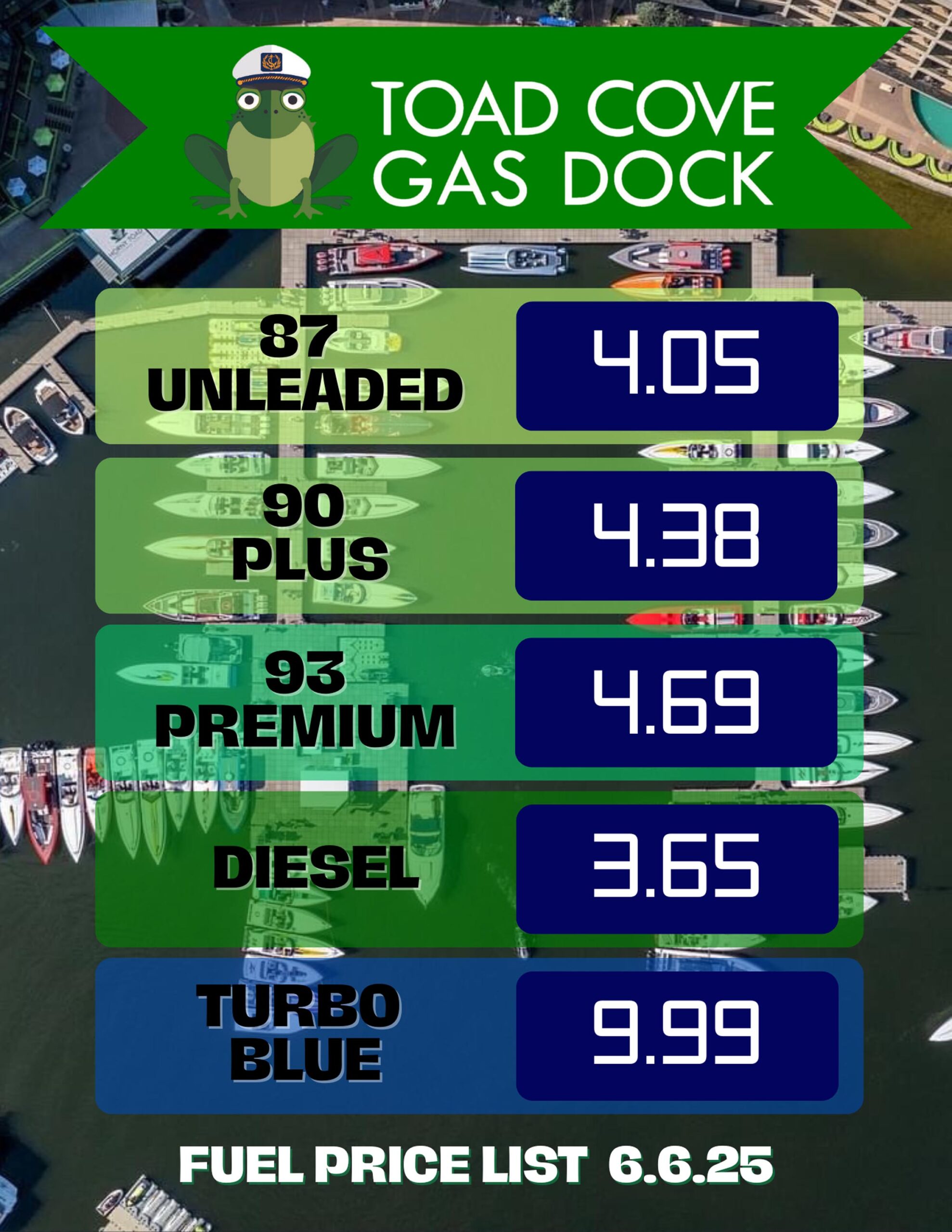 toad cove gas prices - 1 Toad Cove Gas Dock Prices For June 2025